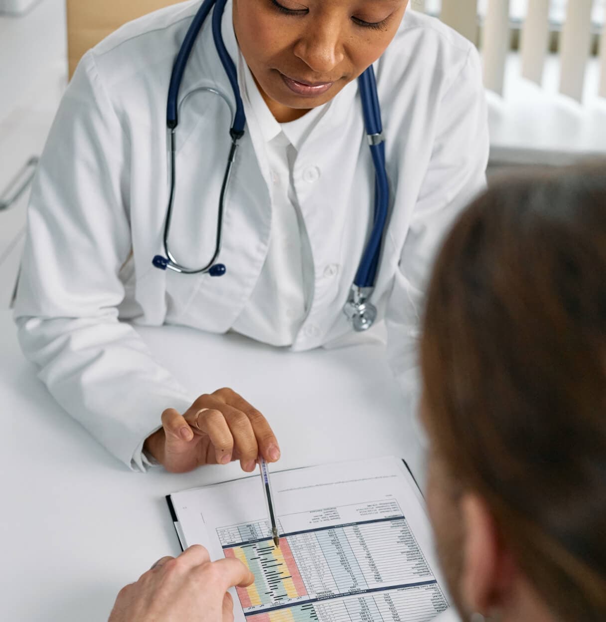 A patient booking an appointment